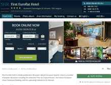 Tablet Screenshot of euroflat-hotel-brussels.com